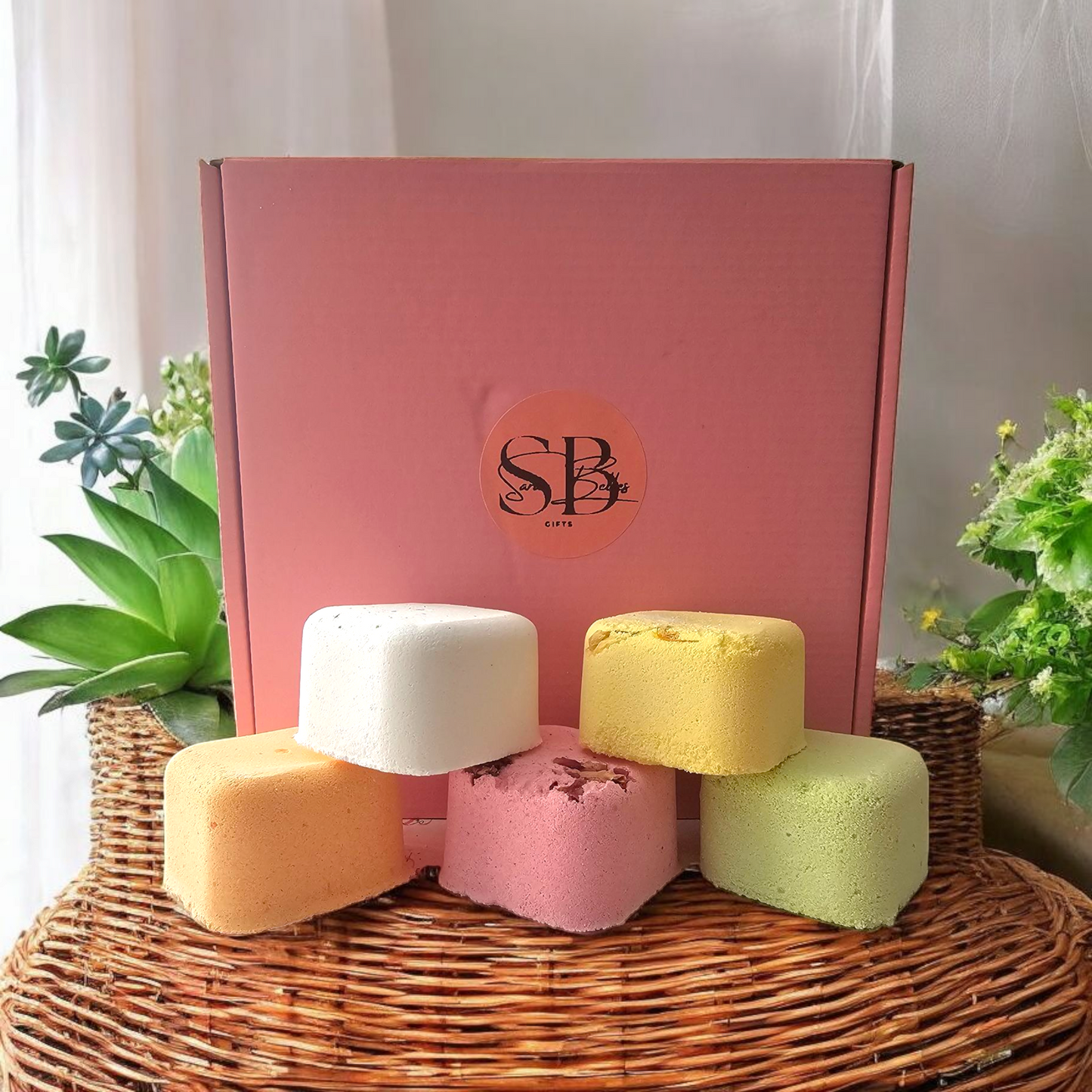 Aromatherapy Shower Steamer Gift Sets | Set of 5 | Shower Fizzers | Luxury Spa-Inspired Self Care &Relaxation Gifts | Vegan | Cruelty-Free