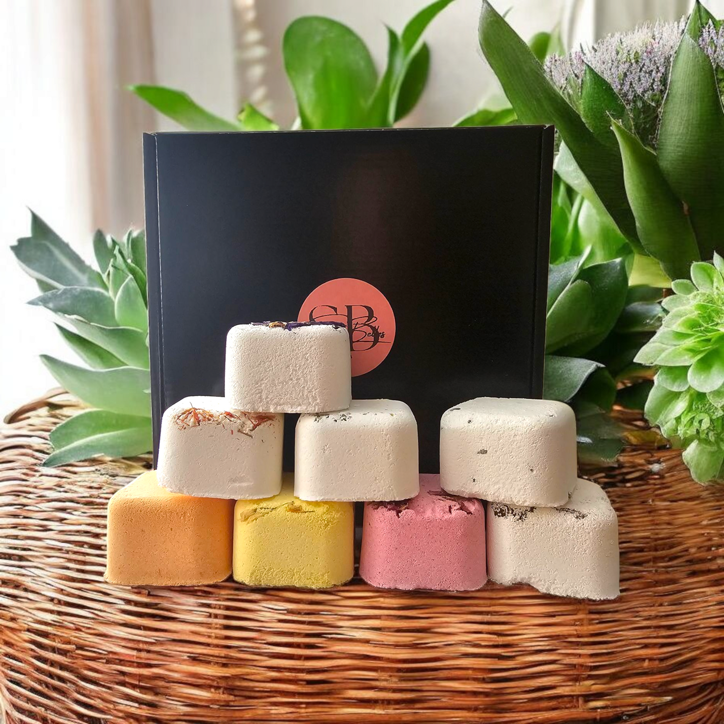 Aromatherapy Shower Steamer Gift Sets | Set of 8 | Shower Fizzers | Luxury Spa-Inspired Self Care &Relaxation Gifts | Vegan | Cruelty-Free