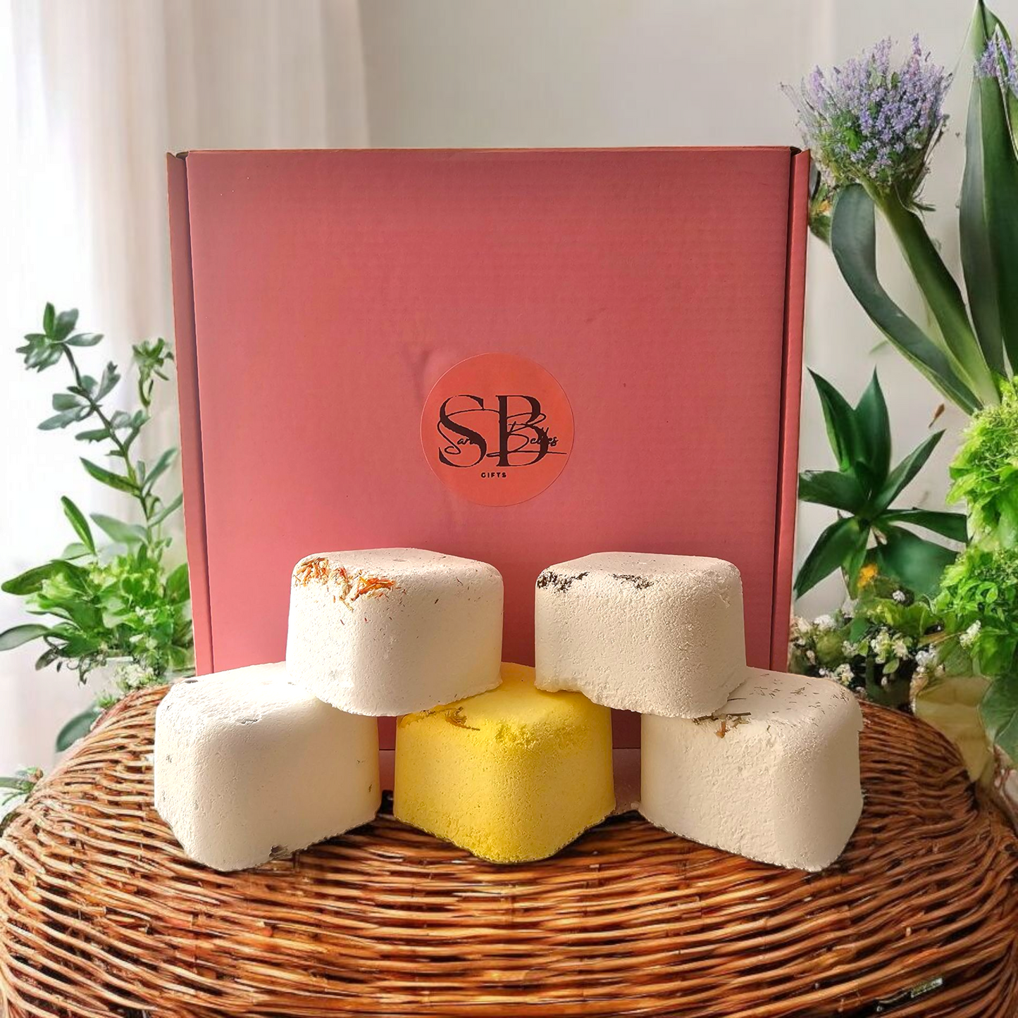 Aromatherapy Shower Steamer Gift Sets | Set of 5 | Shower Fizzers | Luxury Spa-Inspired Self Care &Relaxation Gifts | Vegan | Cruelty-Free