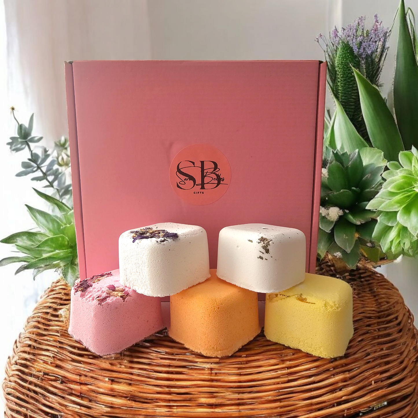 Aromatherapy Shower Steamer Gift Sets | Set of 5 | Shower Fizzers | Luxury Spa-Inspired Self Care &Relaxation Gifts | Vegan | Cruelty-Free