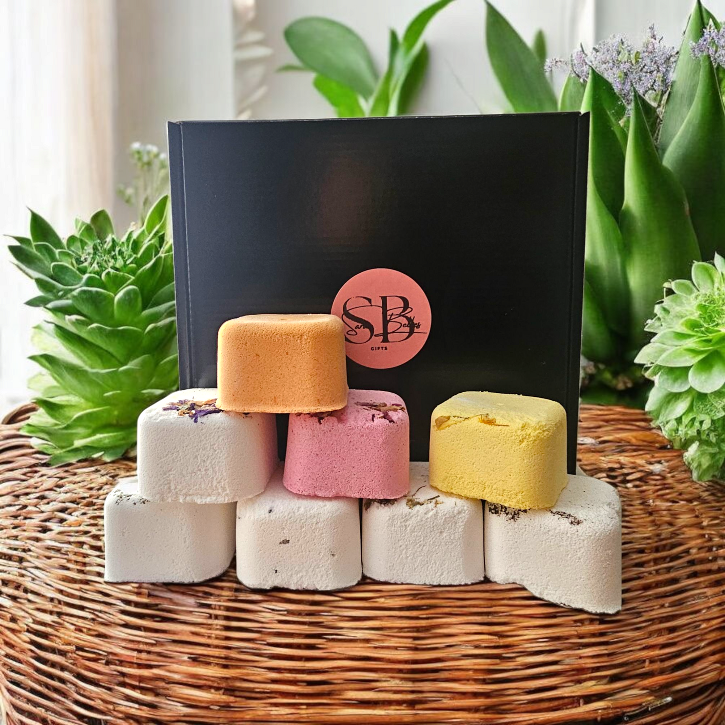 Aromatherapy Shower Steamer Gift Sets | Set of 8 | Shower Fizzers | Luxury Spa-Inspired Self Care &Relaxation Gifts | Vegan | Cruelty-Free