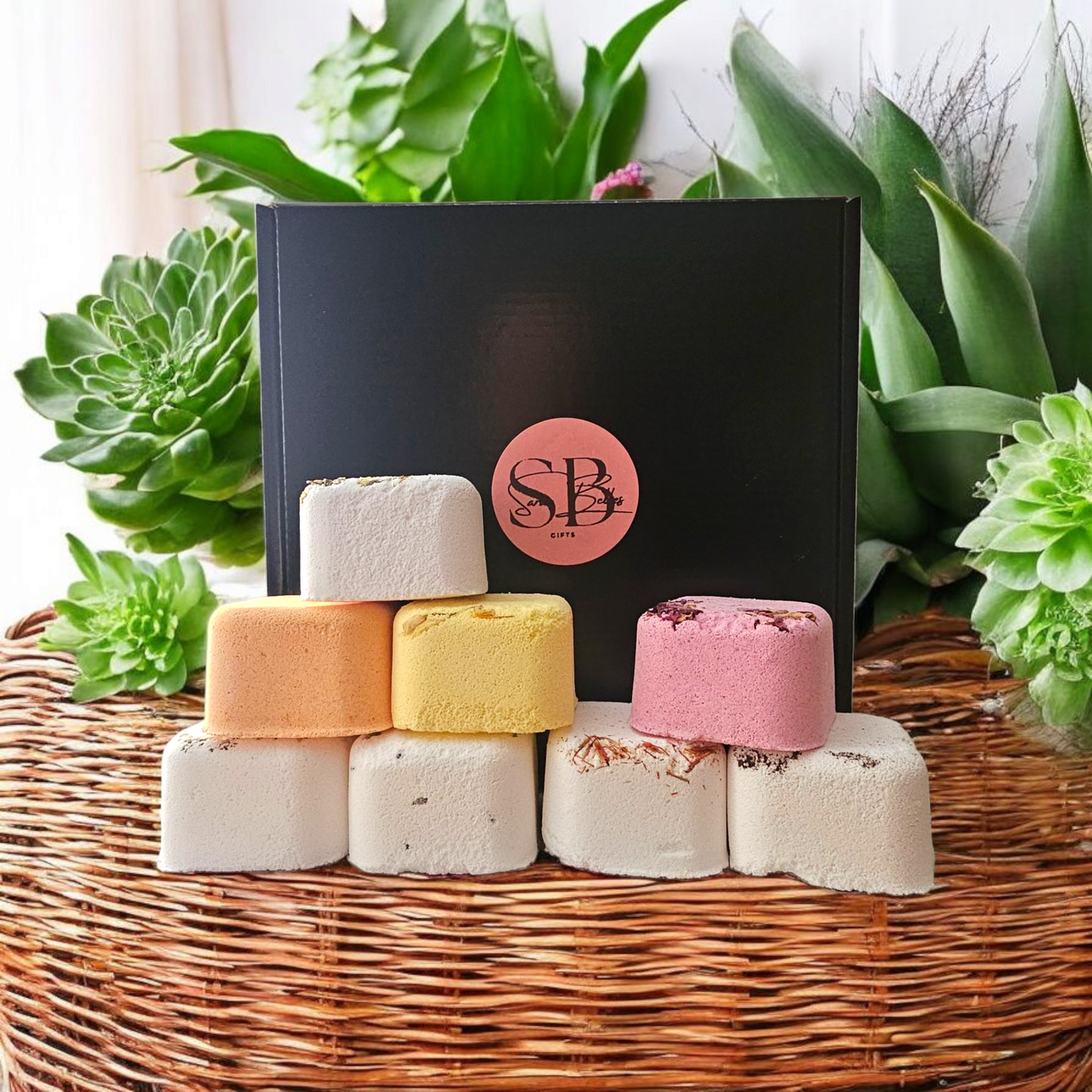 Aromatherapy Shower Steamer Gift Sets | Set of 8 | Shower Fizzers | Luxury Spa-Inspired Self Care &Relaxation Gifts | Vegan | Cruelty-Free