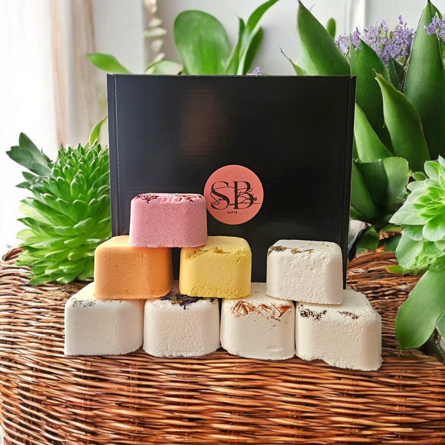 Aromatherapy Shower Steamer Gift Sets | Set of 8 | Shower Fizzers | Luxury Spa-Inspired Self Care &Relaxation Gifts | Vegan | Cruelty-Free