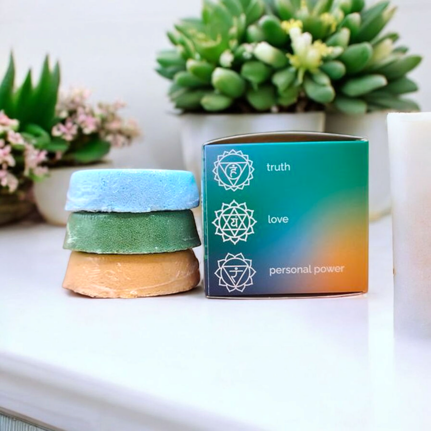 Chakra Bath Fizzers Gift Set – 3 or 7-Pack – Vegan, Cruelty-Free Aromatherapy Bath Bombs for Energy Alignment & Relaxation – Self-Care