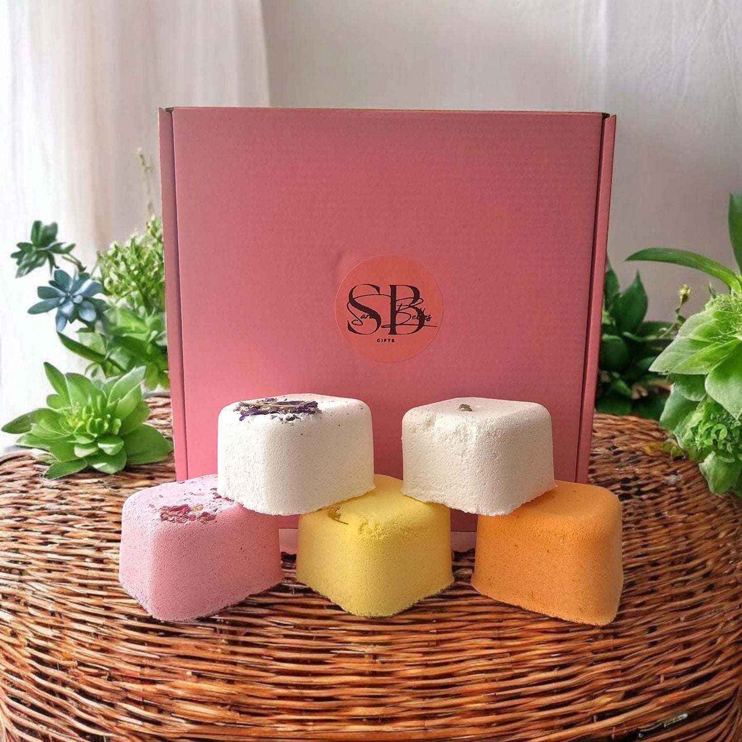 Aromatherapy Shower Steamer Gift Sets | Set of 5 | Shower Fizzers | Luxury Spa-Inspired Self Care &Relaxation Gifts | Vegan | Cruelty-Free