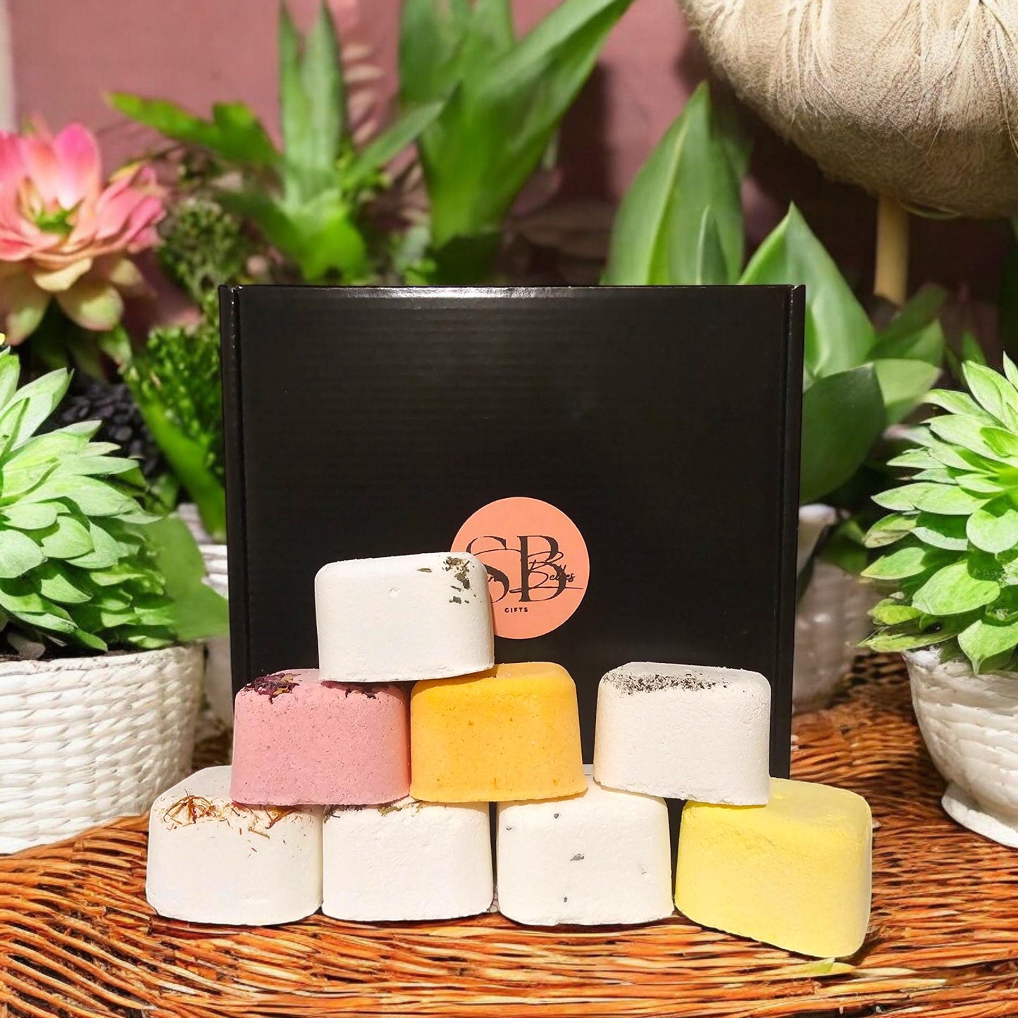 Aromatherapy Shower Steamer Gift Sets | Set of 8 | Shower Fizzers | Luxury Spa-Inspired Self Care &Relaxation Gifts | Vegan | Cruelty-Free