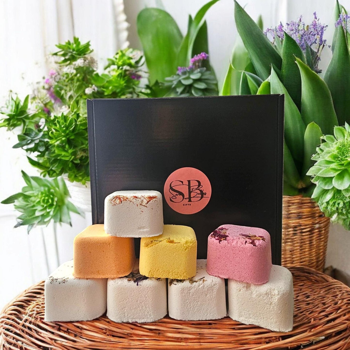 Aromatherapy Shower Steamer Gift Sets | Set of 8 | Shower Fizzers | Luxury Spa-Inspired Self Care &Relaxation Gifts | Vegan | Cruelty-Free