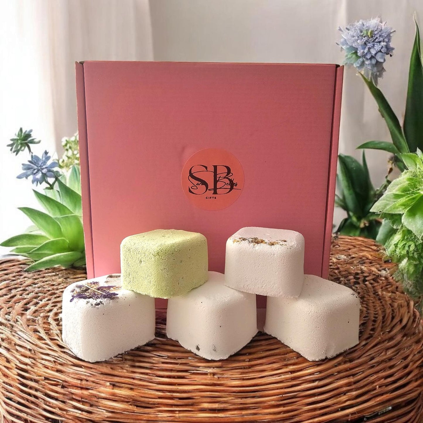 Aromatherapy Shower Steamer Gift Sets | Set of 5 | Shower Fizzers | Luxury Spa-Inspired Self Care &Relaxation Gifts | Vegan | Cruelty-Free