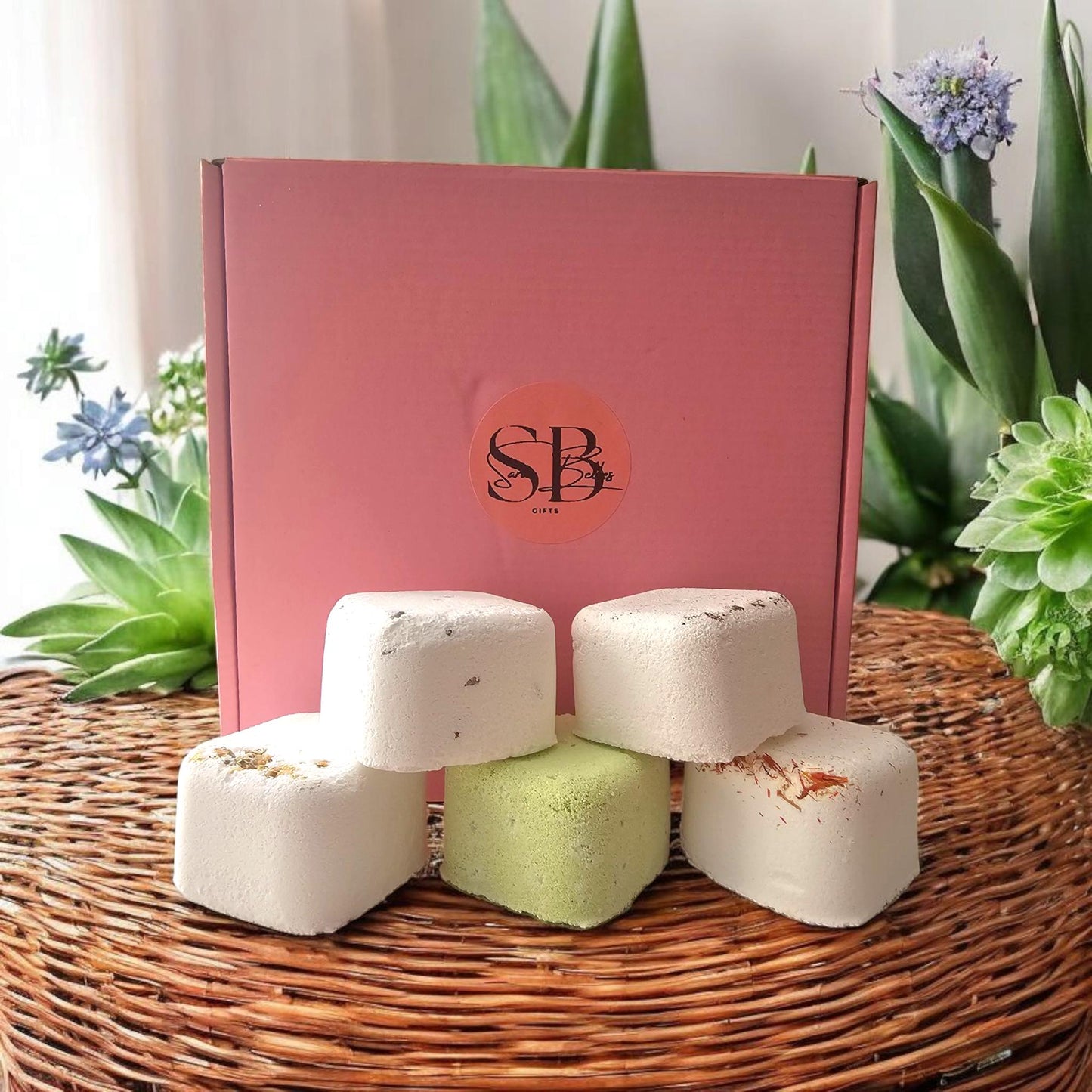 Aromatherapy Shower Steamer Gift Sets | Set of 5 | Shower Fizzers | Luxury Spa-Inspired Self Care &Relaxation Gifts | Vegan | Cruelty-Free