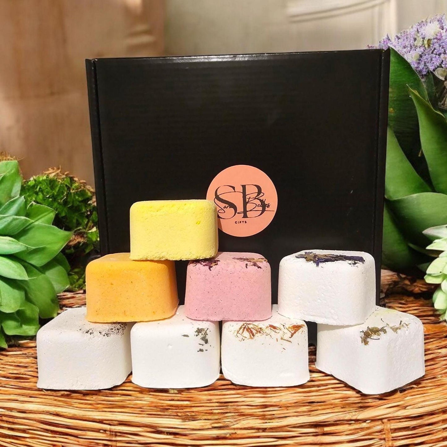 Aromatherapy Shower Steamer Gift Sets | Set of 8 | Shower Fizzers | Luxury Spa-Inspired Self Care &Relaxation Gifts | Vegan | Cruelty-Free