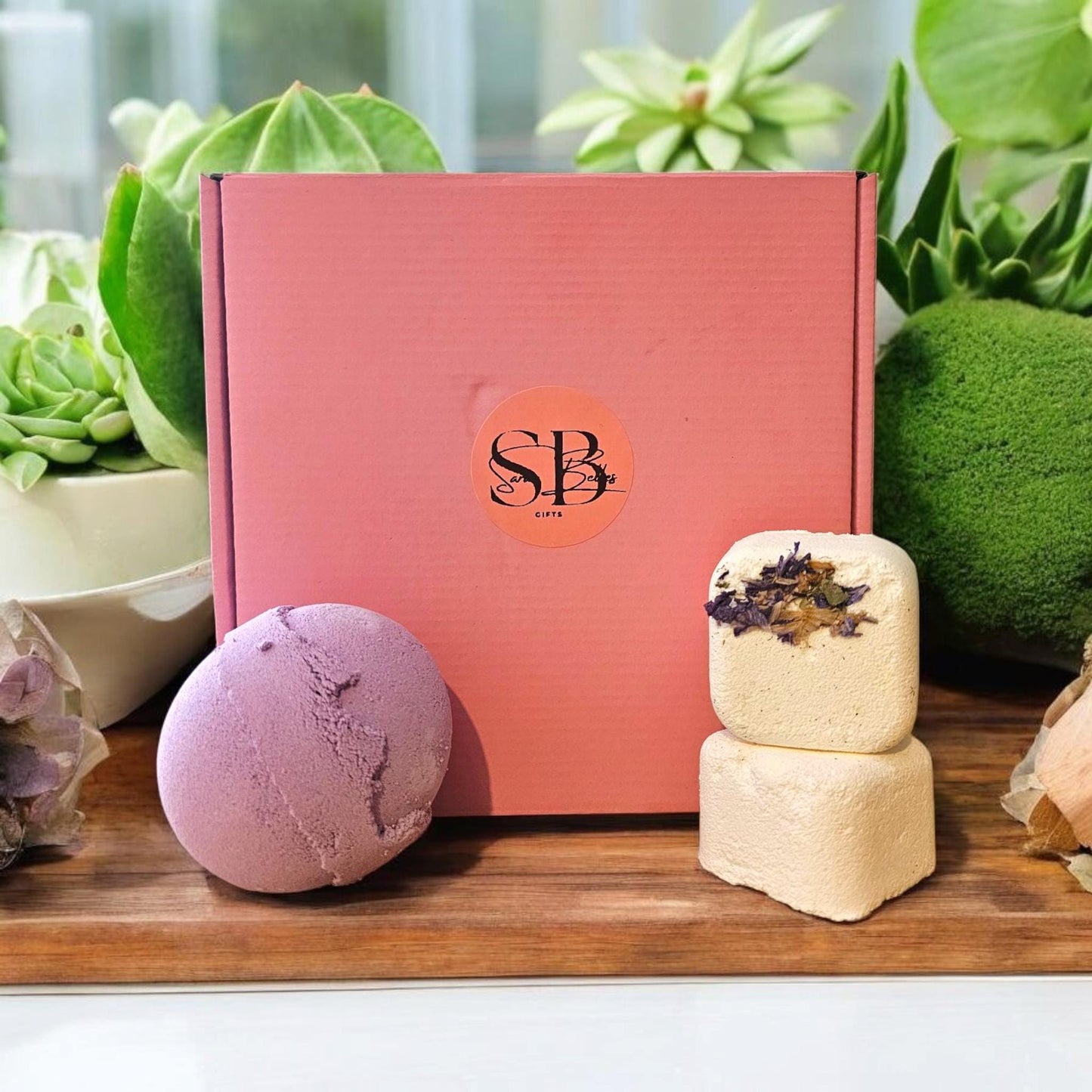 Bath Bomb Gift Sets – Jumbo 180g Bath Bomb | 2 Shower Steamers | Handmade UK | Vegan | Natural | Cruelty-Free |